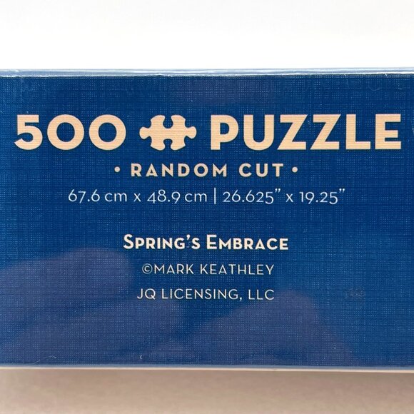 Cobble Hill 500-Piece Puzzle Springs Embrace Church Scene Dogwoods Ages 8+ NEW - Picture 6 of 11